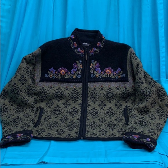 Icelandic Designs Sweaters - Icelandic Designs Fully Lined Wool Zip Sweater